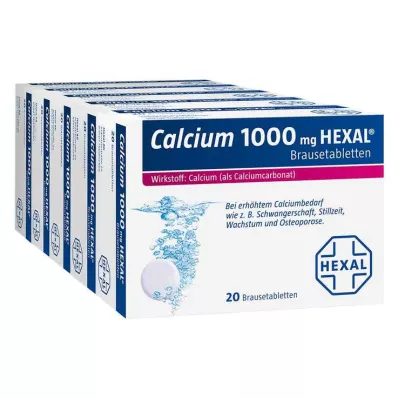 CALCIUM 1000 HEXAL bruistabletten, 100 stuks CALCIUM 1000 HEXAL bruistabletten, 100 stuks