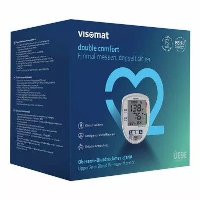 VISOMAT dubbele comfort bovenarm bloeddrukmeter, 1 stuk VISOMAT dubbele comfort bovenarm bloeddrukmeter, 1 stuk