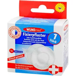 FIXIERPFLASTER 2,5 cmx5 m transparant, 1 st