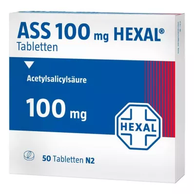 ASS 100 HEXAL tabletten, 50 stuks ASS 100 HEXAL tabletten, 50 stuks
