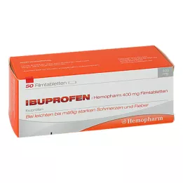 IBUPROFEN Hemopharm 400 mg filmomhulde tabletten, 50 st