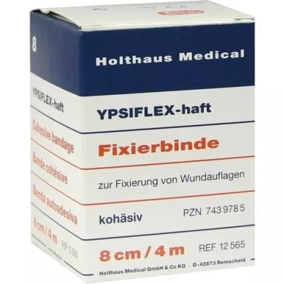 YPSIFLEX Zelfklevende fixatieband 8 cm x 4 m, 1 st
