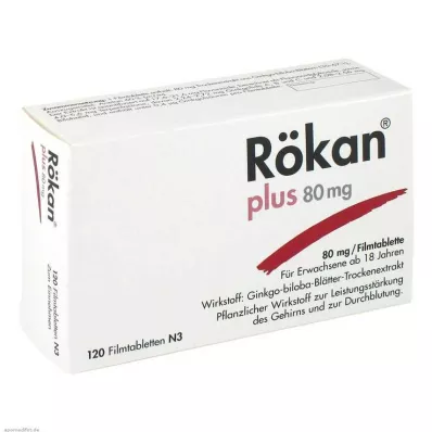 Rökan® plus 80 mg filmomhulde tabletten, 120 stuks Rökan® plus 80 mg filmomhulde tabletten, 120 stuks