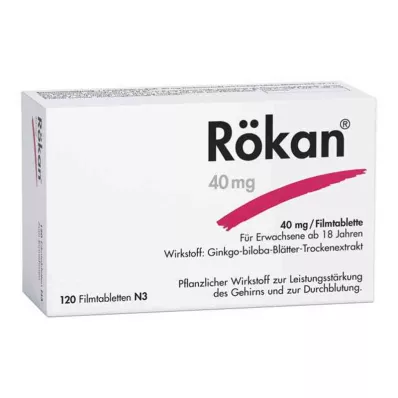 RÖKAN 40 mg filmomhulde tabletten, 120 stuks