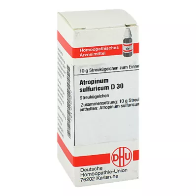 ATROPINUM SULFURICUM D 30 bolletjes, 10 g ATROPINUM SULFURICUM D 30 bolletjes, 10 g