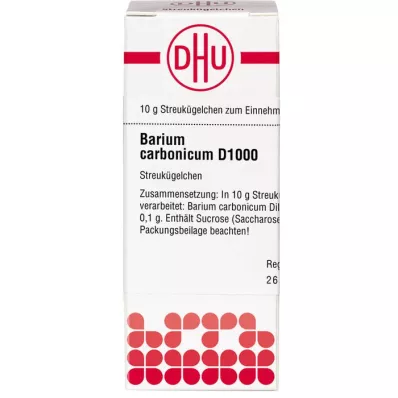 BARIUM CARBONICUM D 1000 bolletjes, 10 g