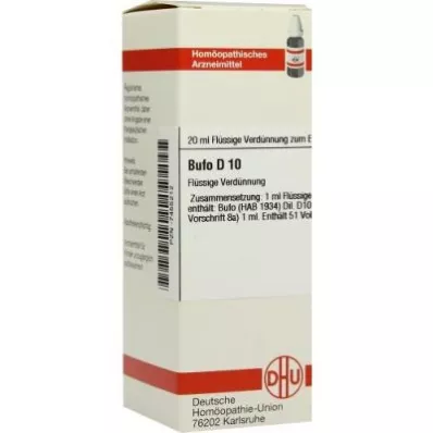 BUFO D 10 Verdunning, 20 ml BUFO D 10 Verdunning, 20 ml
