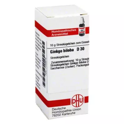 DHU Ginkgo biloba D 30 bolletjes, 10 g DHU Ginkgo biloba D 30 bolletjes, 10 g
