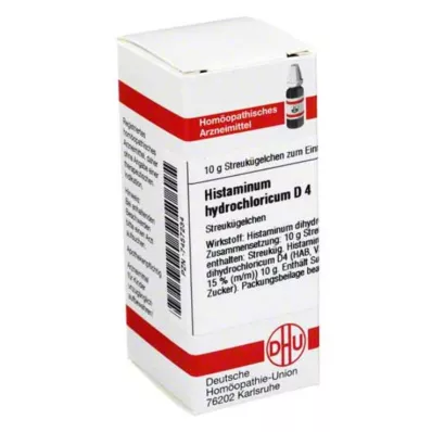 HISTAMINUM hydrochloricum D 4 bolletjes, 10 g HISTAMINUM hydrochloricum D 4 bolletjes, 10 g