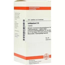 ICHTHYOLUM D 6 tabletten, 200 stuks