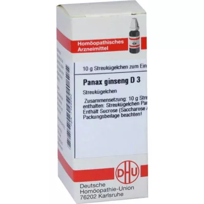PANAX GINSENG D 3 bolletjes, 10 g