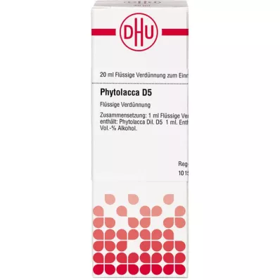 PHYTOLACCA D 5 verdunning, 20 ml