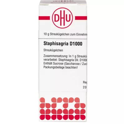 STAPHISAGRIA D 1000 bolletjes, 10 g