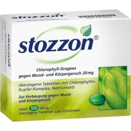 STOZZON Chlorofyl omhulde tabletten, 100 stuks
