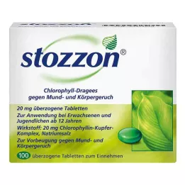 STOZZON Chlorofyl omhulde tabletten, 100 stuks