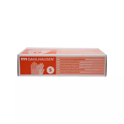 Vinylhandschoenen zonder poeder maat S, 100 stuks