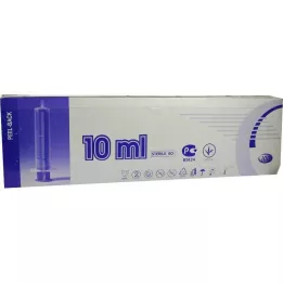 SPRITZE 10 ml 2-delige Luer-excentriek, 100 stuks