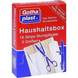 GOTHAPLAST Huishouddoos strips, 16 stuks