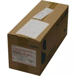 ISOTONISCHE Zoutoplossing 0,9% Bernburg Inf.-L.Glas, 10X500 ml