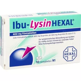 IBU-LYSINHEXAL Filmomhulde tabletten, 10 stuks