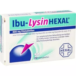 IBU-LYSINHEXAL Filmomhulde tabletten, 20 stuks