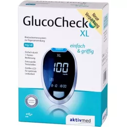 GLUCOCHECK XL Bloedglucosemeter set mg/dl, 1 st