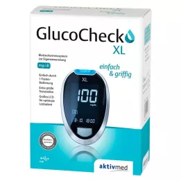 GLUCOCHECK XL Bloedglucosemeter set mg/dl, 1 st