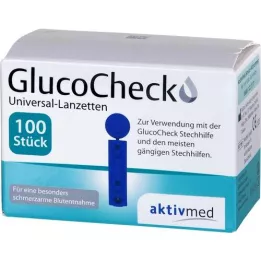 GLUCOCHECK Lancetten Universeel, 100 stuks