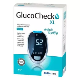 GLUCOCHECK XL Bloedglucosemeter set mmol/l, 1 st