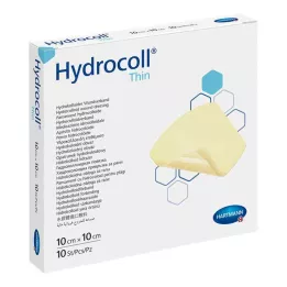 HYDROCOLL dun wondverband 10x10 cm, 10 stuks