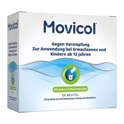 MOVICOL® zakje poeder – snelle hulp bij constipatie, 20 stuks MOVICOL® zakje poeder – snelle hulp bij constipatie, 20 stuks