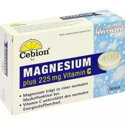 CEBION Plus Magnesium 400 bruistabletten, 20 stuks