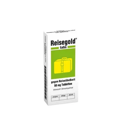REISEGOLD Tabbladen tegen reisziekte, 10 stuks REISEGOLD Tabbladen tegen reisziekte, 10 stuks
