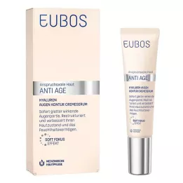 EUBOS Anti Age Hyaluron OogomtrekcrèmeSerum, 15 ml