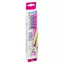 OHRENKERZEN conisch met bijenwas, 2 stuks
