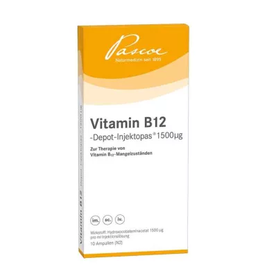 Vitamine B12-depotinjectie 1500 µg injectieoplossing, 100X1 ml