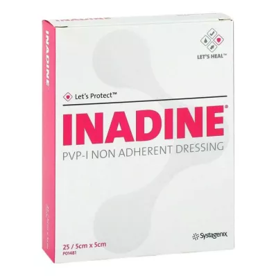 INADINE Zalfgaas w. PVP Iod. 5x5cm, 25 stuks