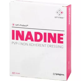 INADINE Zalfgaas w. PVP Iod. 9.5x9.5cm, 25 st