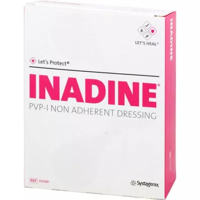 INADINE Zalfgaas w. PVP Iod. 9.5x9.5cm, 25 st