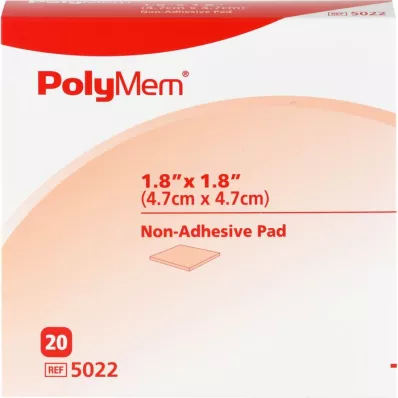 POLYMEM Wondkussen n.adhesive 5x5 cm, 20 stuks