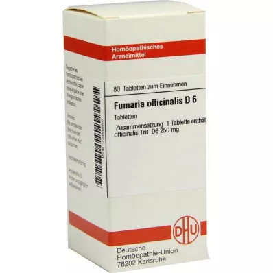 DHU Fumaria-officieel.D 6 tabletten, 80 st