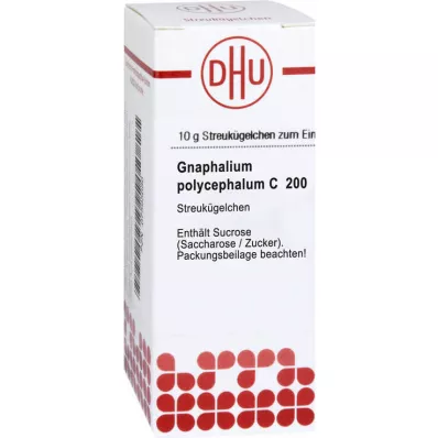 GNAPHALIUM POLYCEPHALUM C 200 bolletjes, 10 g GNAPHALIUM POLYCEPHALUM C 200 bolletjes, 10 g