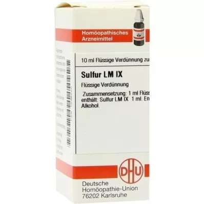 SULFUR LM IX Verdunning, 10 ml