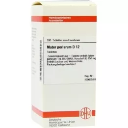 MATER PERLARUM D 12 tabletten, 200 stuks