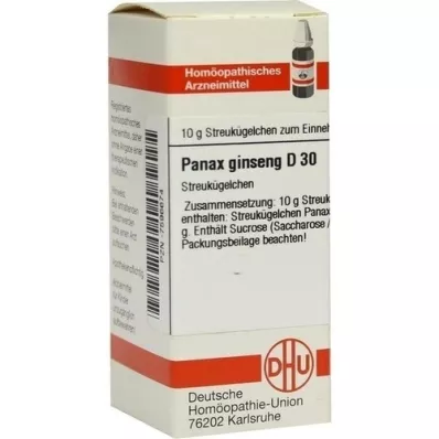 PANAX GINSENG D 30 bolletjes, 10 g