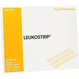 LEUKOSTRIP Hechtstrips 4x38 mm, 10X8 st