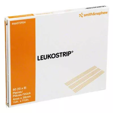 LEUKOSTRIP Hechtstrips 4x38 mm, 10X8 st