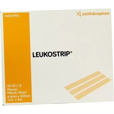 LEUKOSTRIP Hechtstrips 6,4x102 mm, 10X5 st