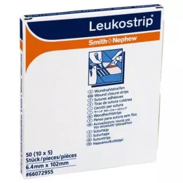 LEUKOSTRIP Hechtstrips 6,4x102 mm, 10X5 st