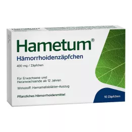 HAMETUM Aambeien zetpillen, 10 stuks